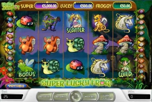 Jeu Super Lucky Frog